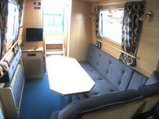 Canal Boat Club new soft furnishings