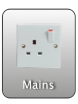 Mains electric sockets on board