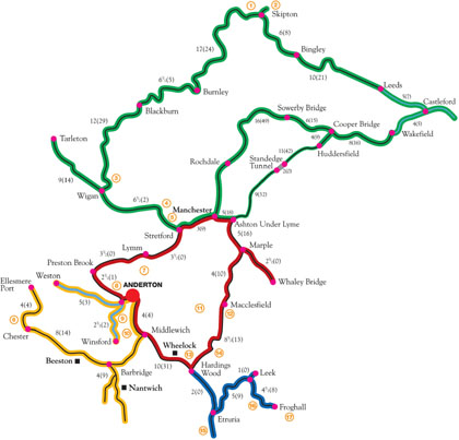 Anderton Marina Cruising Map Anderton Marina Cruising Map