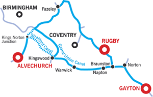 The Warwickshire Ring Cruising Map